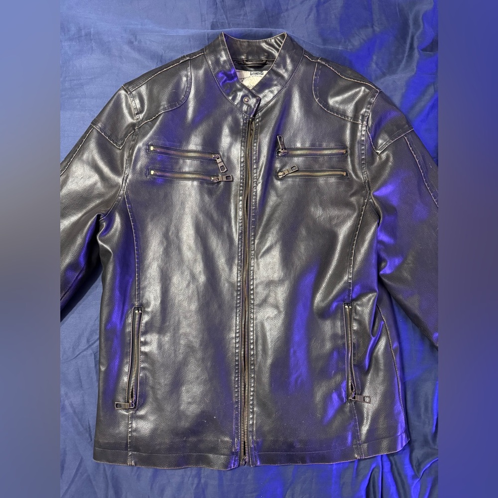 Men’s Faux Leather Jacket